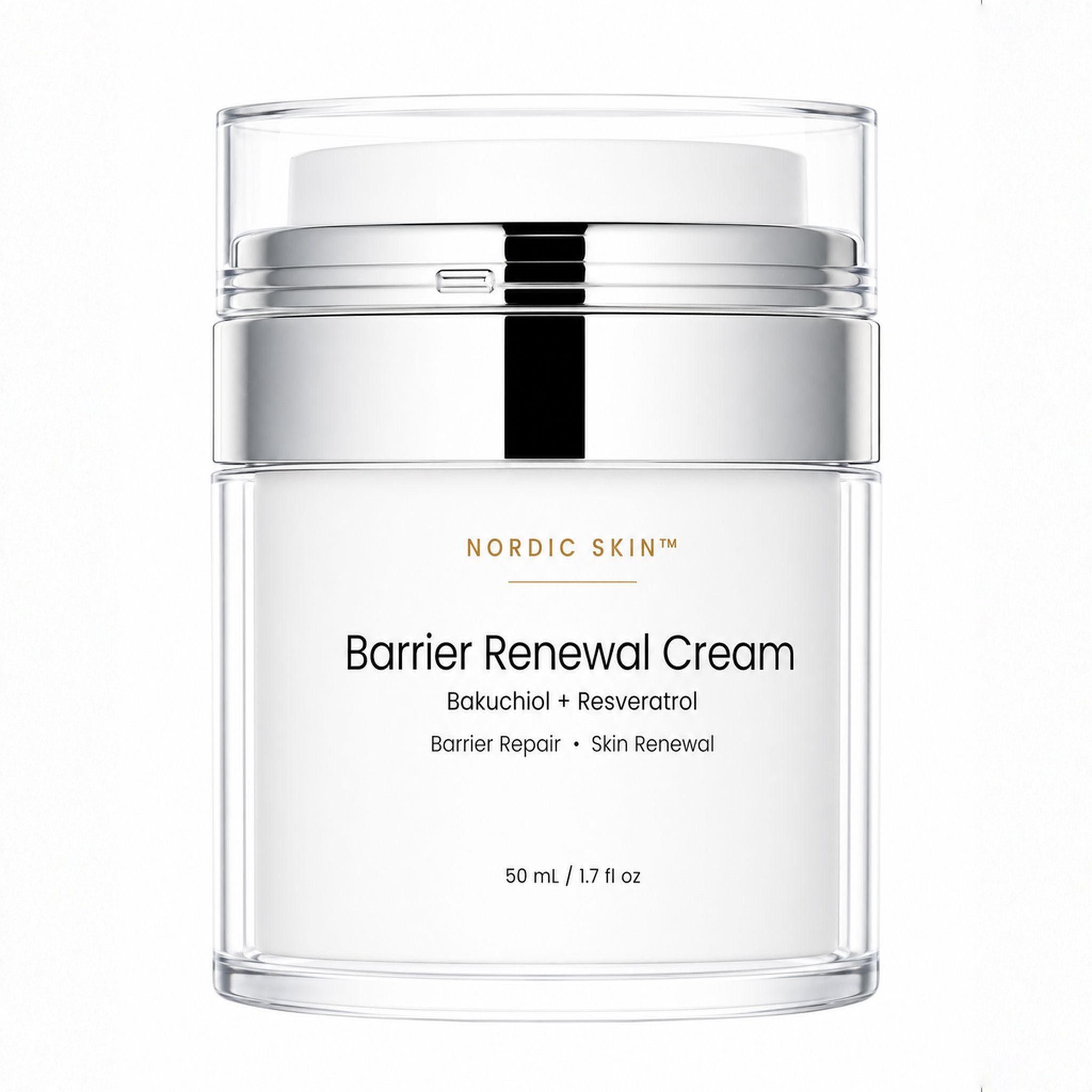 Nordic Skin Barrier Renewal Cream Bakuchiol and Resveratrol 50 mL face moisturizer